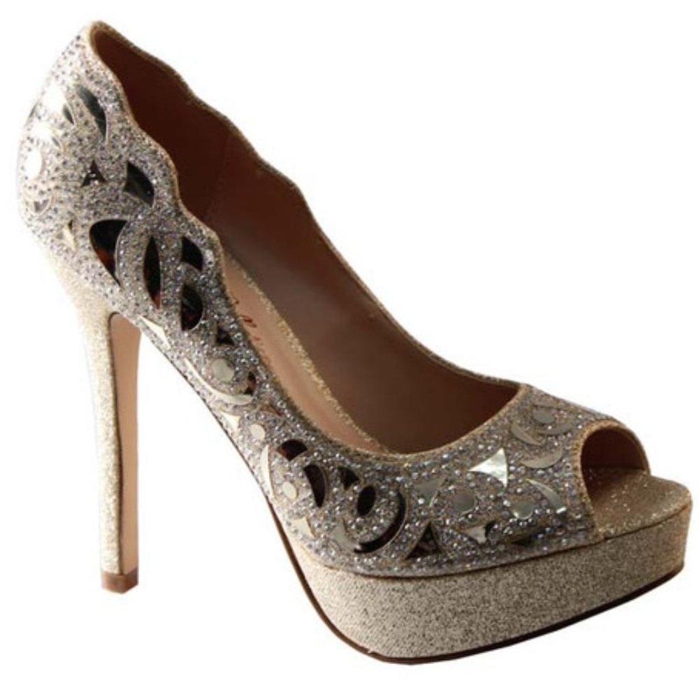 Gold Statement Heel
